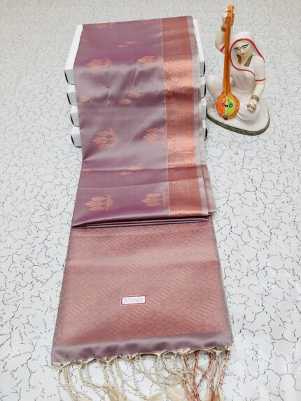 COPPER RADIANCE SOFT SILK SAREE