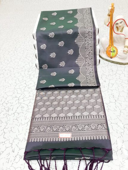 GEOMETRIC GRACE SOFT SILK SAREE