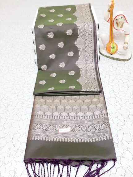 GEOMETRIC GRACE SOFT SILK SAREE