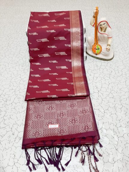 ROYAL ZIG-ZAG SOFT SILK SAREE