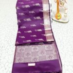 ROYAL ZIG-ZAG SOFT SILK SAREE