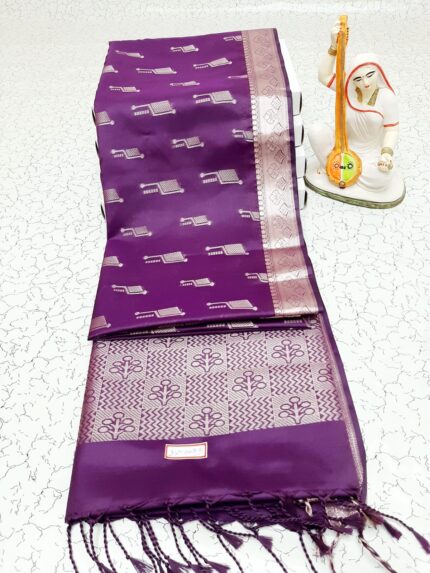 ROYAL ZIG-ZAG SOFT SILK SAREE